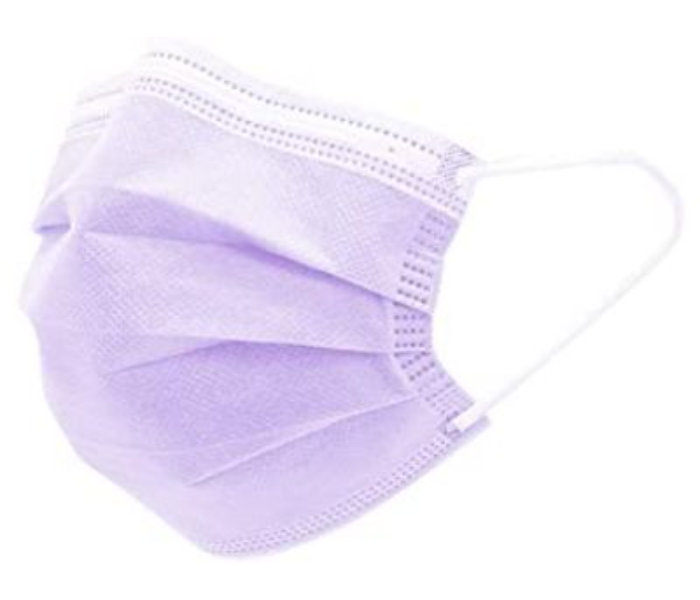 TMH-079 50Pieces Disposable Face Mask - Purple - Zoom Image 2