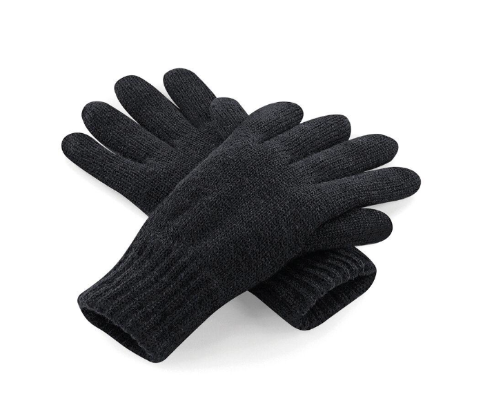 Set Of 3 Winter Gloves for Men - Black - Zoom Image 2