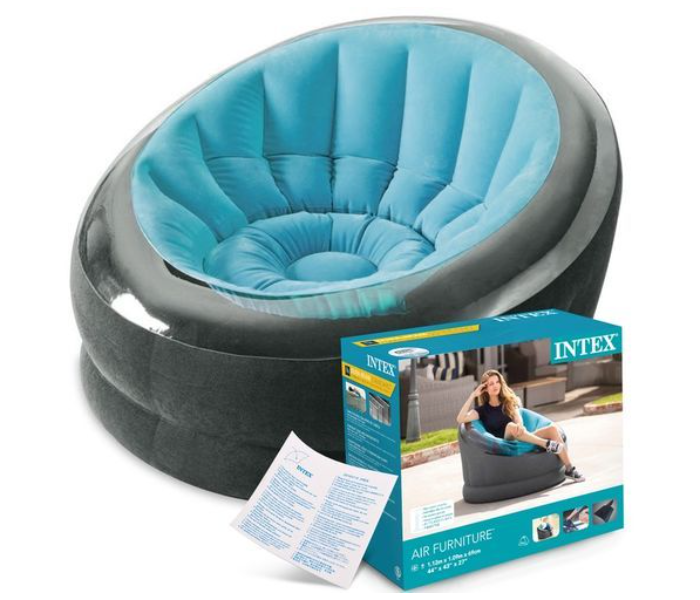 Intex 66582 Empire Inflatable Chair- Blue  - Zoom Image 2