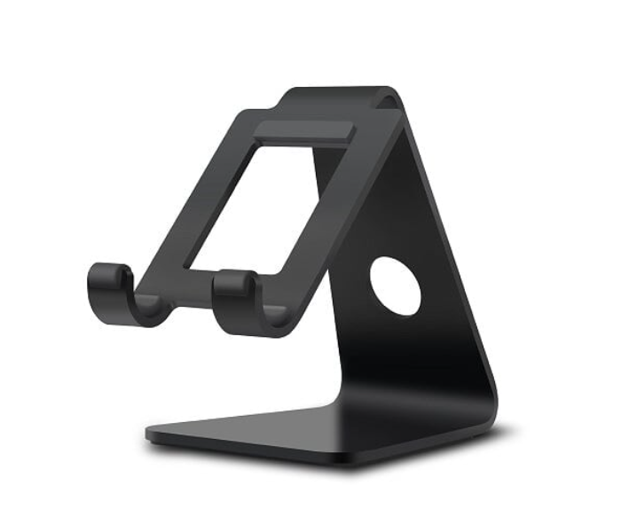 TMH 4SLB Cell Phone Stand Desktop Phone Dock - Black - Zoom Image