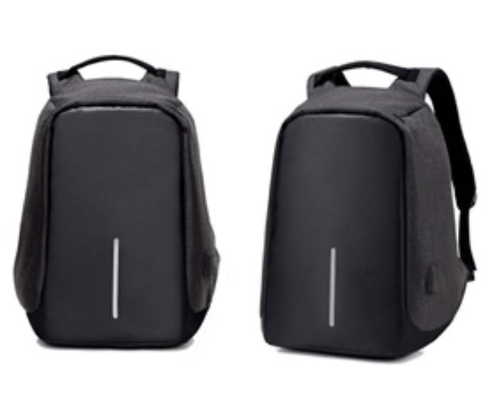 Anti-Theft Backpack 18 Inch with USB Port LOC Black JA001 - Zoom Image 2