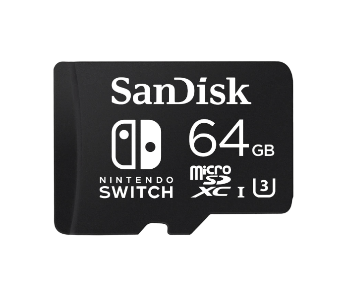 SanDisk SDSQXAT-064G-GN6ZA 64GB microSDXC UHS-I Card for Nintendo Switch - Zoom Image 1