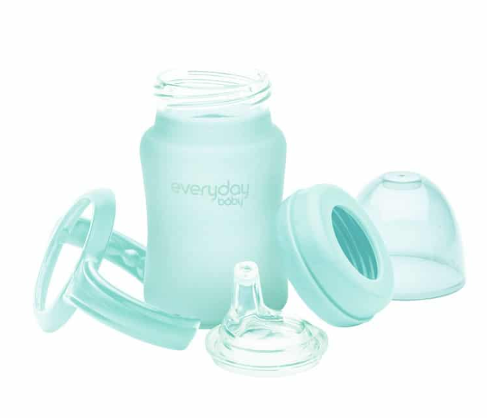 Everyday Baby 150ml Glass Sippy Cup Shatter Protected - Mint Green - Zoom Image 3