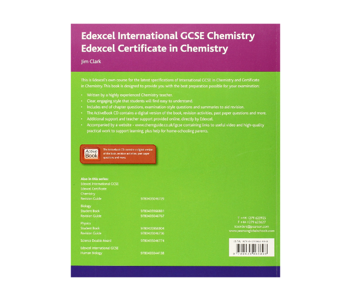 Edexcel IGCSE Chemistry Student Book - Zoom Image 2