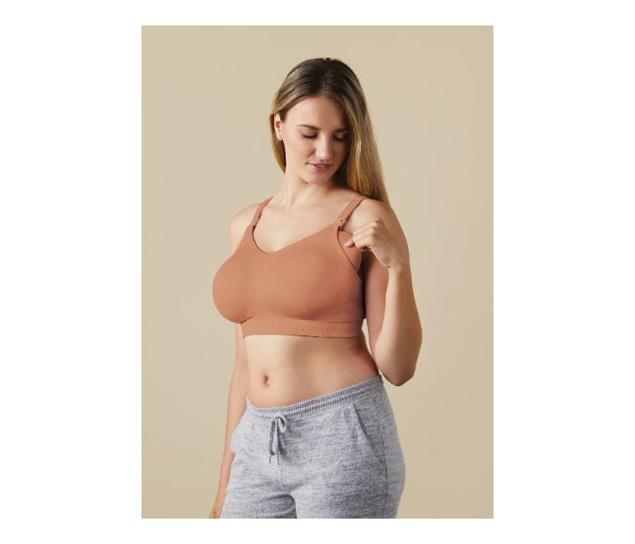 Bravado The Body Silk Seamless Nursing Bra Medium - Cinnamon - Zoom Image 4