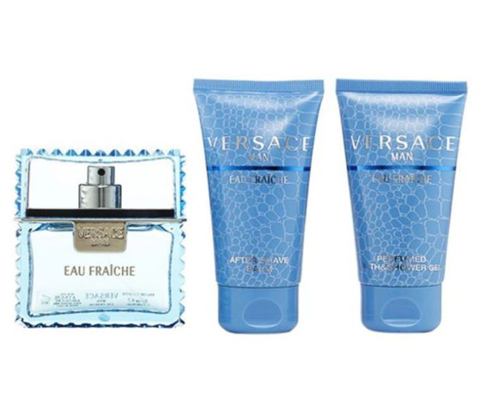 Versace Eau Fraiche Gift Set EDT 5ml Shower Gel 25ml and Body Lotion 25ml  - Zoom Image 3