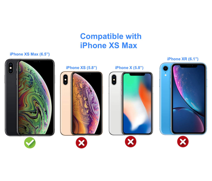 IPXS MAX Shock Absorption Soft Transparent TPU Rubber Gel Case with Smudge Free Technology Compatible with  iPhone XS Max- Transparent - Zoom Image 4