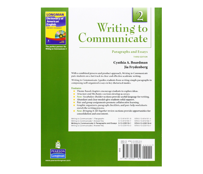 Writing to Communicate 2 Book Published by Pearson UK - Zoom Image 2