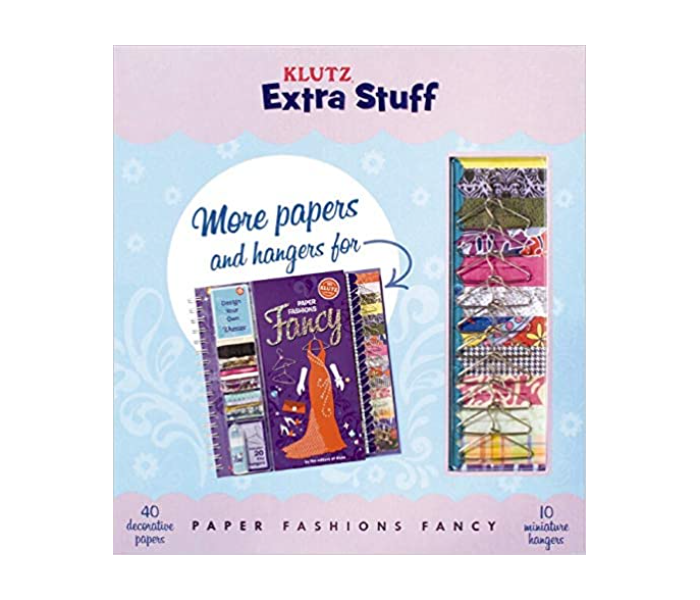 Klutz Extra Stuff Paper Fashions Fancy Book Published by Scholastic - Zoom Image