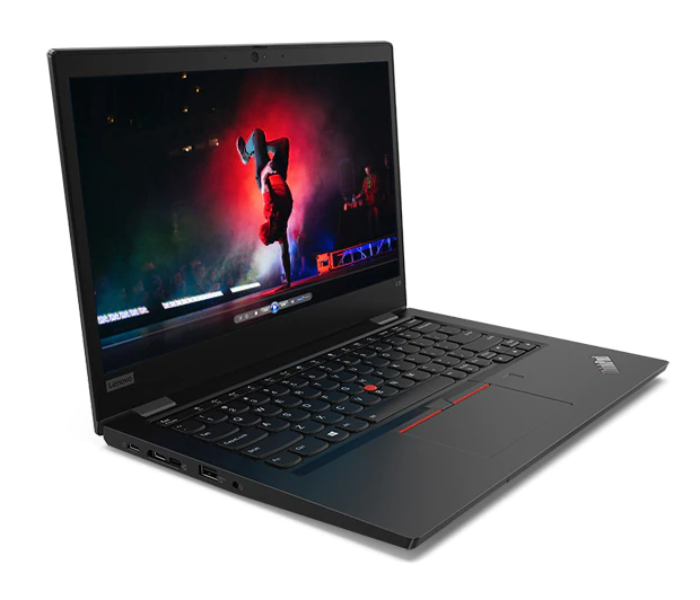 Lenovo ThinkPad L13 20R3001HAD 13.3 inch FHD Intel Core i7-10510U 8GB DDR4 RAM 512GB SSD Intel HD Graphics Arabic Keyboard Windows 10 Pro 64 - Black - Zoom Image 6