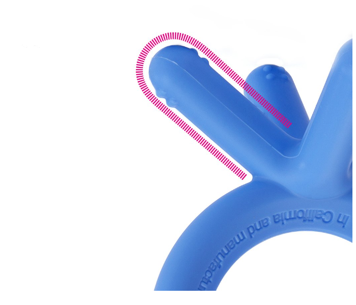 Comotomo Silicone Baby Teether - Blue - Zoom Image 2