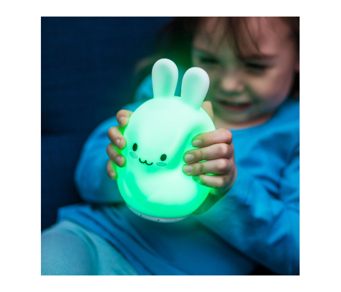 Lumipets Remote Control Bunny Nightlight Toy for Kids - White - Zoom Image 5