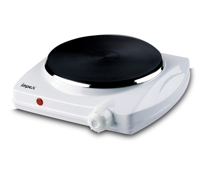 Impex HP102 Electric Single Hot Plate - White - Zoom Image 1