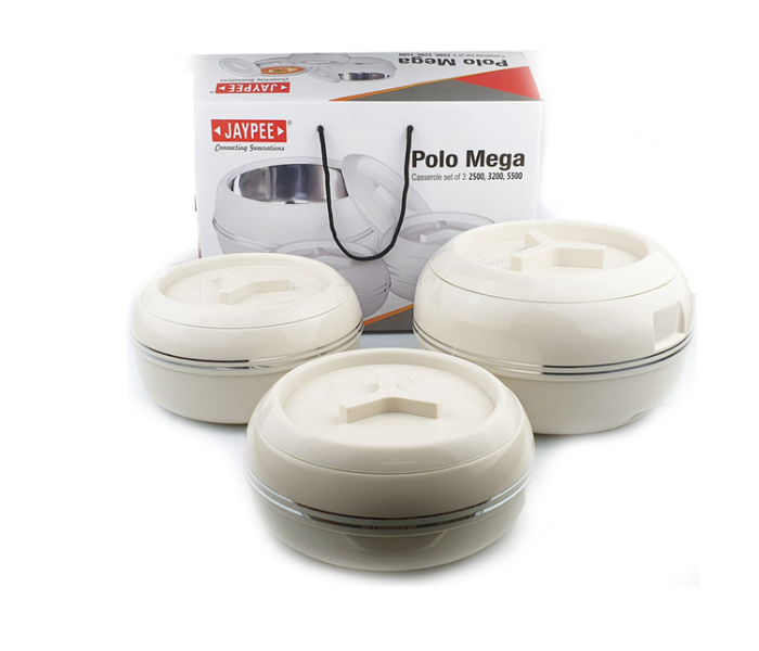 Jaypee Set of 3 Polo Casserole -Cream - Zoom Image 2