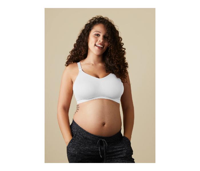 Bravado The Body Silk Seamless Nursing Bra Medium - White - Zoom Image 4