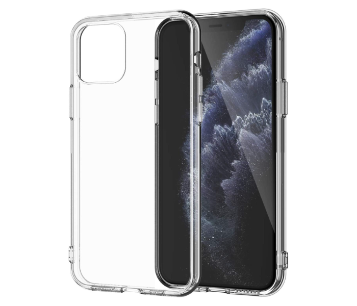 IP11PRO MAX Shock Proof Bumper Soft TPU Silicone Transparent Anti-Scratch Cover Compatible with  iPhone 11 Pro Max- Transparent - Zoom Image 7