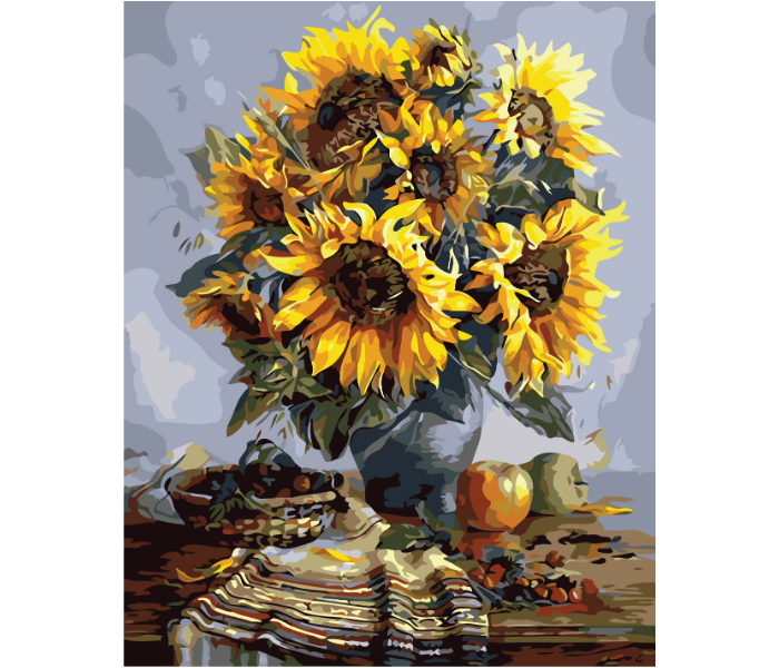 Sunflower DIY 2103 Canvas Painting  - Zoom Image 1