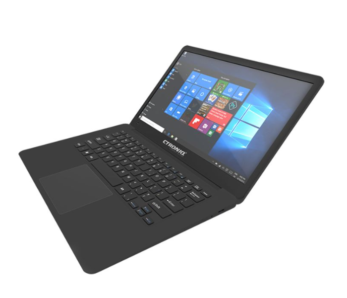 Ctroniq Notebook CT18NB00BK 14 Inch Display 2GB RAM 32GB Flash Atom Processor Intel HD Graphics 500 Windows 10 - Black - Zoom Image 3