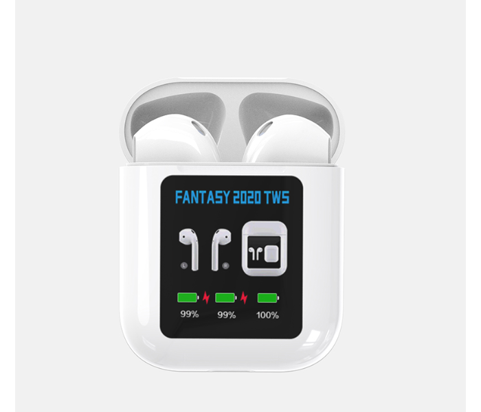 Fantasy S20 TWS Wireless Earbuds -  White - Zoom Image 2