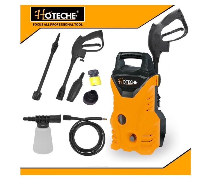 Hoteche G840403 1400 Watts High Pressure Washer - Black and Yellow - Zoom Image 2