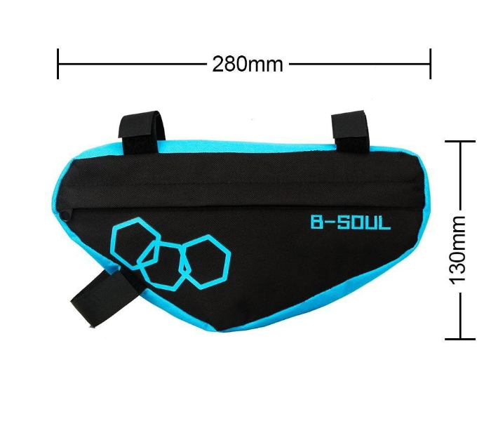 OEM Waterproof Triangle Mountain Bike Bicycle Frame Front Tube Bags - Blue - Zoom Image 3