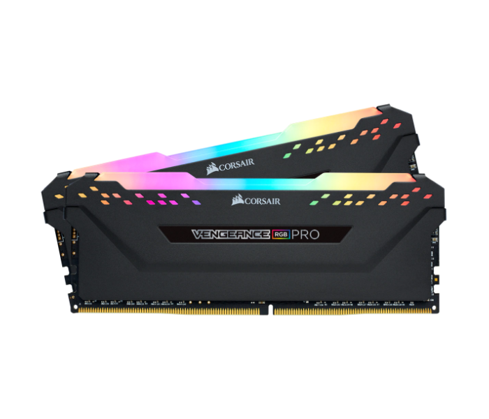 Corsair CMW16GX4M2K4000C19 Vengeance RGB PRO 16GB DDR4 DRAM 4000MHz C19 Memory Kit - Black - Zoom Image 2