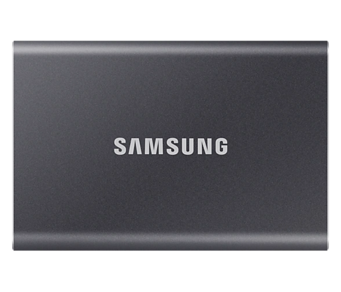 Samsung MU-PC1T0T T7 Portable 1 TB USB 3.2 Gen.2 External SSD - Titanium Grey - Zoom Image 1