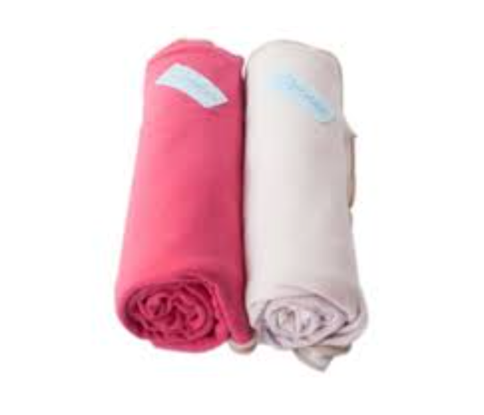 Bebitza Pack of 2 Antibacterial Baby Wraps - Pink - Zoom Image 2