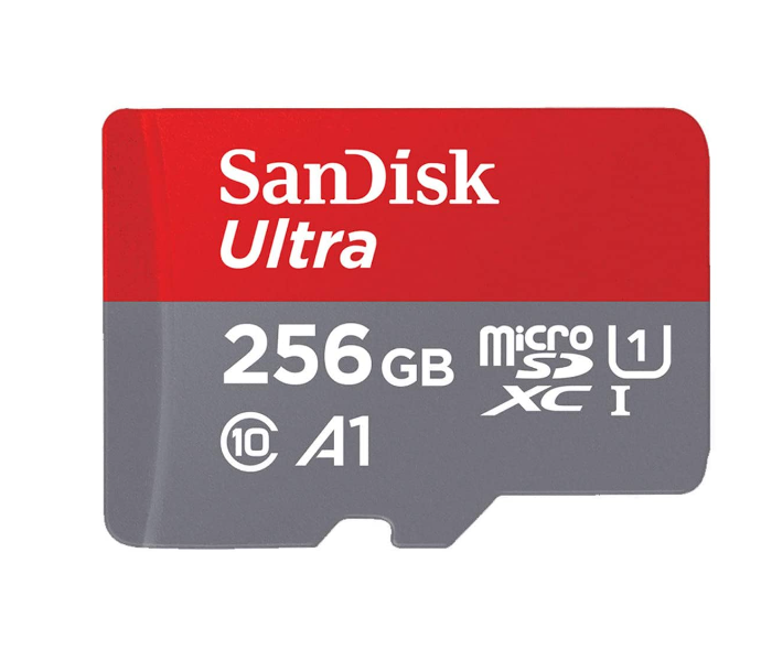 SanDisk SDSQUAR-256G-GN6MN 256GB Ultra Android microSDXC with Memory Zone App 100MB/s A1 Class 10 UHS-I - Zoom Image