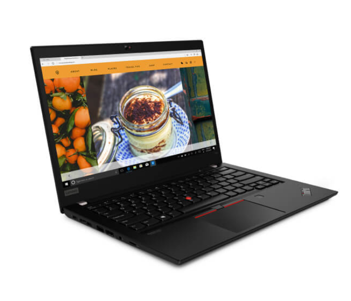 Lenovo ThinkPad T14 20S0002UAD 14 inch HD Intel Core i5-10210U 8GB DDR4 256GB SSD Intel HD Graphics Arabic Keyboard Windows 10 Pro 64 - Black - Zoom Image 3