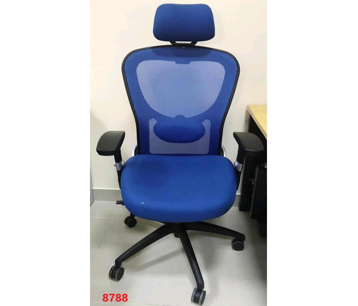 Semi 8788-A Medical Chair With Long Tiltable Back -Blue - Zoom Image