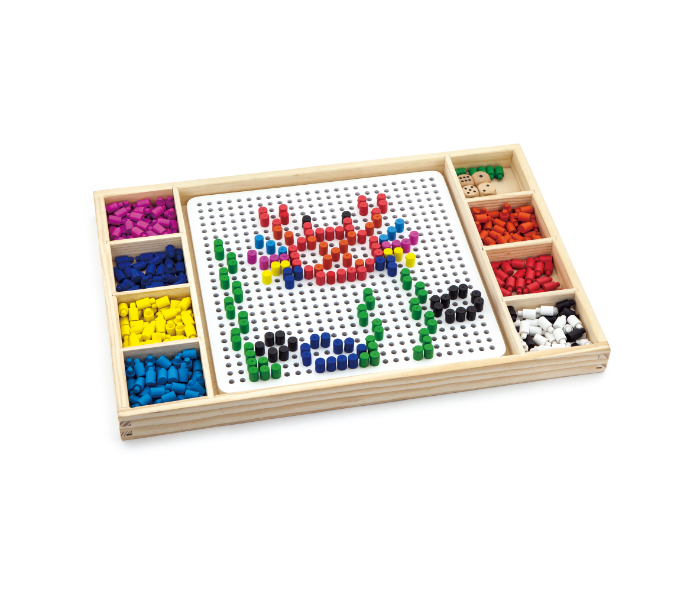 Brytostore BHT59990 Ludo and Wooden Beads Game for Kids - Zoom Image