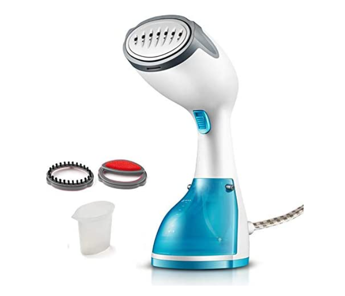 Portable Garment Steamer - White and Blue - Zoom Image 2