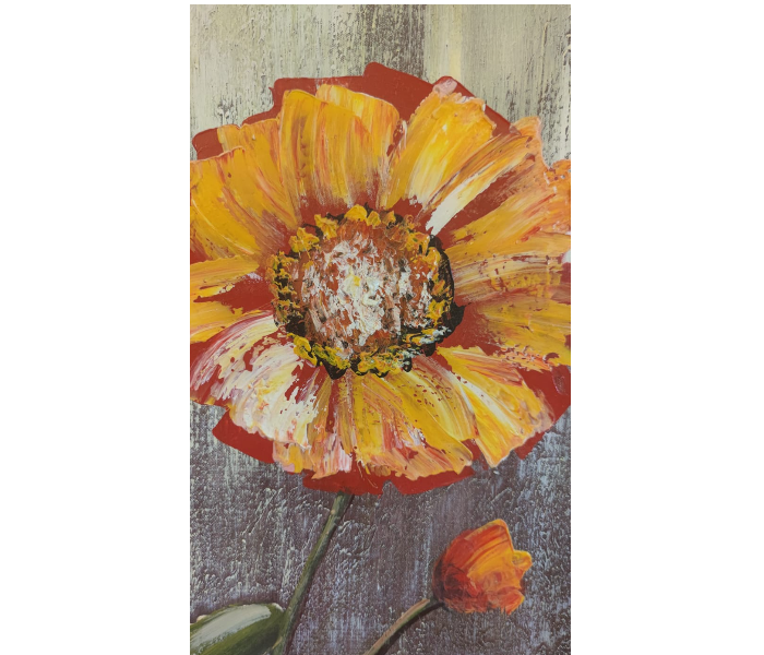 Nathen Quinzel 60 X 30 Cm Hand Painted Flowers Portrait - Zoom Image