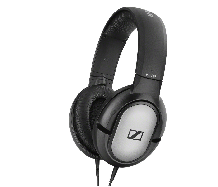 Sennheiser HD-206 Over Ear Wired Headset - Black - Zoom Image 2