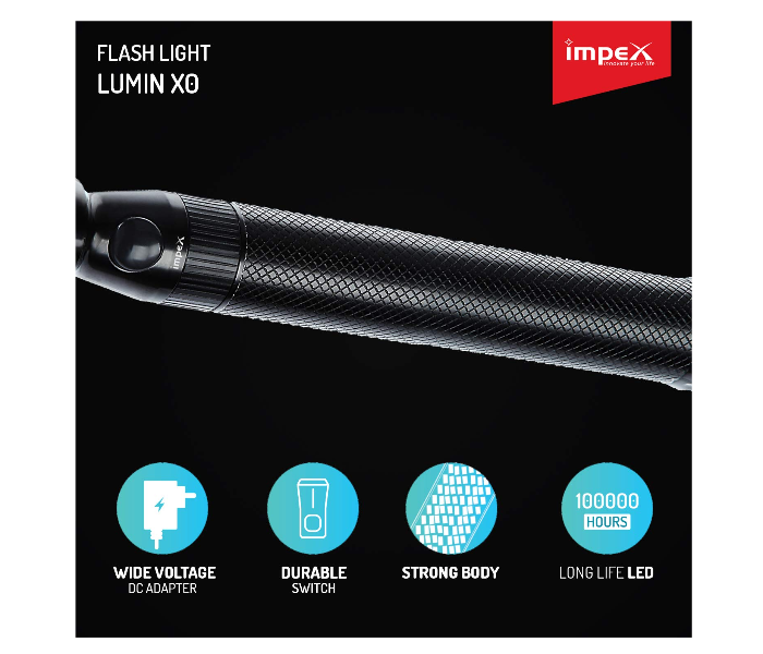 Impex Lumin X0 LED Flash Light - Black - Zoom Image 2