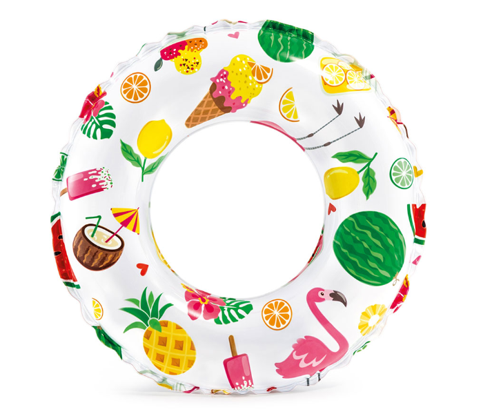 Intex 59241 Lively Print Swim Rings- White - Zoom Image 3