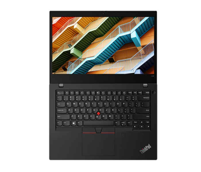 Lenovo ThinkPad L14 20U1S14M00 14 inch FHD Gen1 Intel Core i5-10210U 8GB DDR4 256GB SSD Integrated Intel Graphics Arabic-English Keyboard DOS - Black - Zoom Image 3