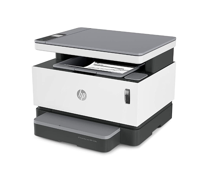 HP 4RY26A 1200 Watts Neverstop Laser Multi-Function Direct Wi-Fi Printer with Google Cloud Print -White and Black - Zoom Image 3