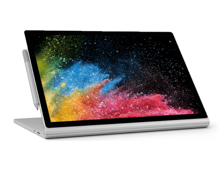 Microsoft Surface Book 2 HNS-00014 15 inch Intel Core i7 16GB RAM 256GB SSD 6GB Nvidia GeForce GTX 1060 GPU Windows 10 Pro - Silver - Zoom Image 1