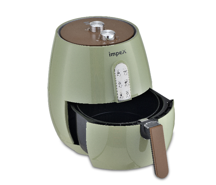 Impex AF4301 3.5 Litre Hot Air Fryer - Olive Green - Zoom Image 2