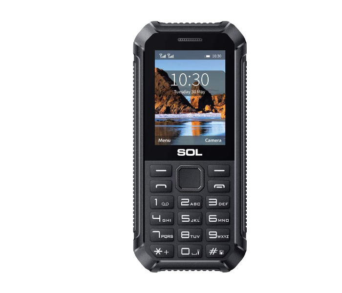 Sol Kratos R2450 2.4 inch Dual SIM Cellphone - Black - Zoom Image 2