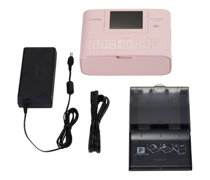 Canon Selphy CP1300 Colour Portable Photo Printer - Pink - Zoom Image 4