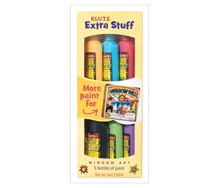 Klutz Extra Stuff Window Art Book Published by Scholastic - Zoom Image