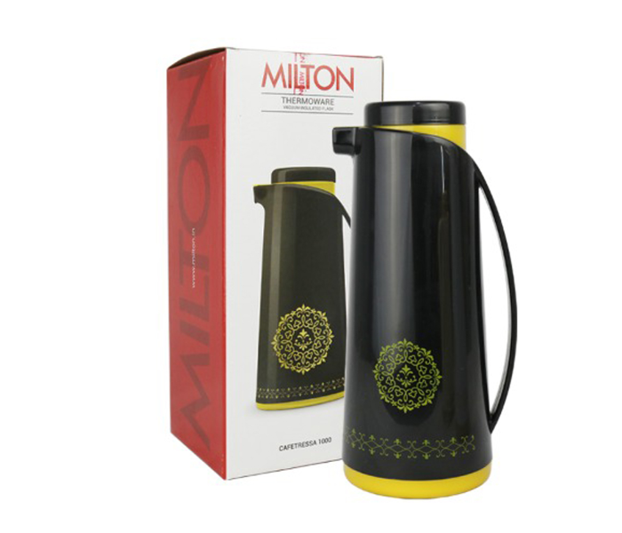 Milton 1 Liter Vacuum Insulated Flask Cafetressa -Black - Zoom Image 2