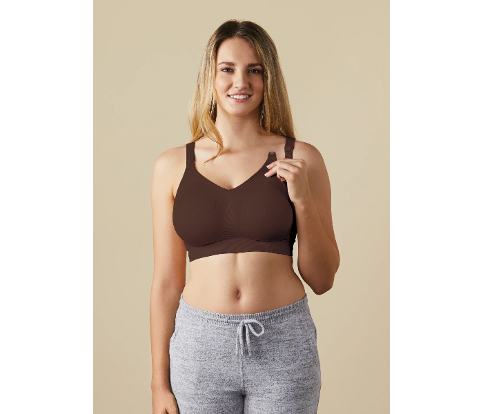 Bravado The Body Silk Seamless Nursing Bra Extra Large - Cocoa - Zoom Image 3