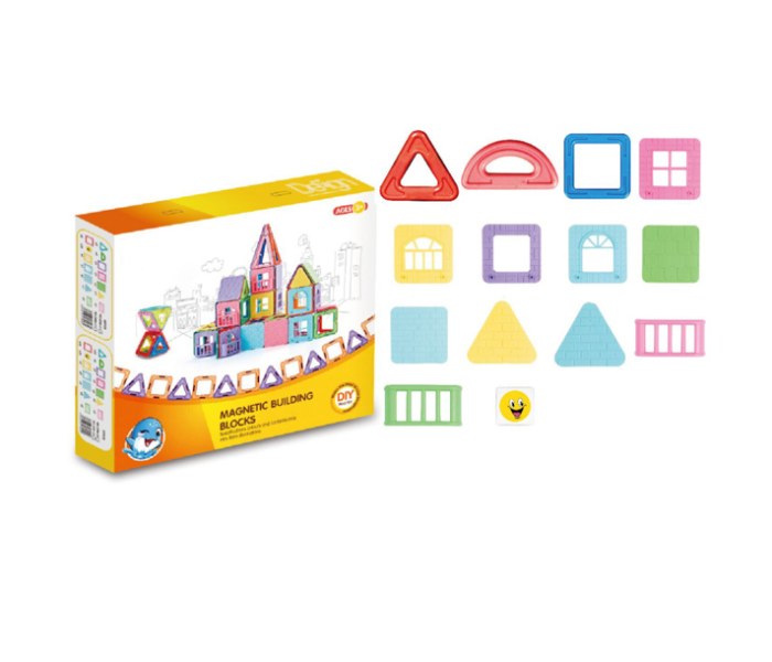 Brytostore BHT336621 45 Pieces Magnetic Slice Of Building Blocks for Kids - Zoom Image