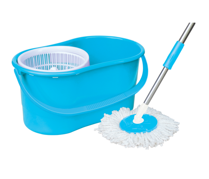 Princeware Magic Mop 360 Degree with 14 Litre Bucket - Blue - Zoom Image 1