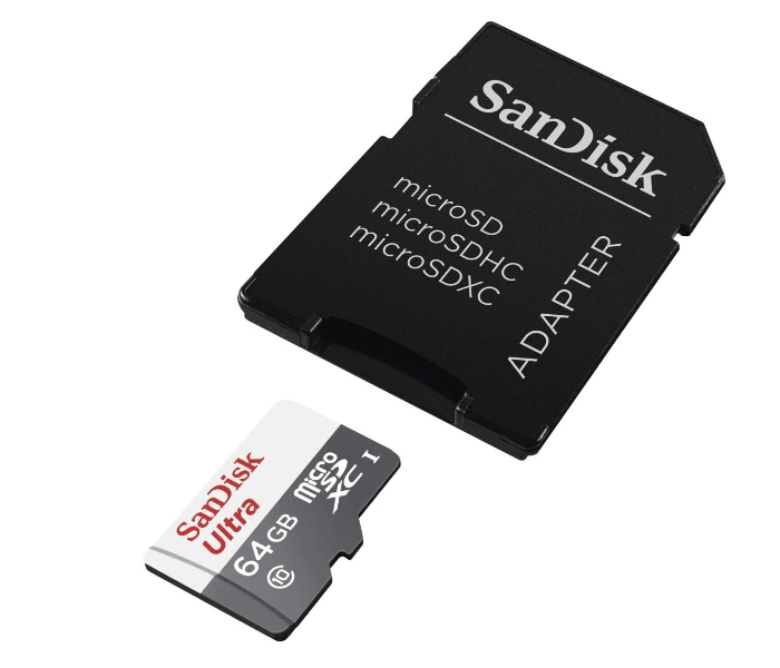 SanDisk SDSQUNS-064G-GN3MA 64GB Ultra Android microSDHC 80 MB/s Class 10 with SD Adapter - Zoom Image 2