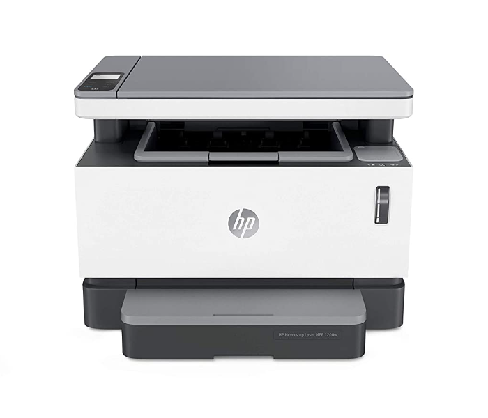 HP 4RY26A 1200 Watts Neverstop Laser Multi-Function Direct Wi-Fi Printer with Google Cloud Print -White and Black - Zoom Image 2